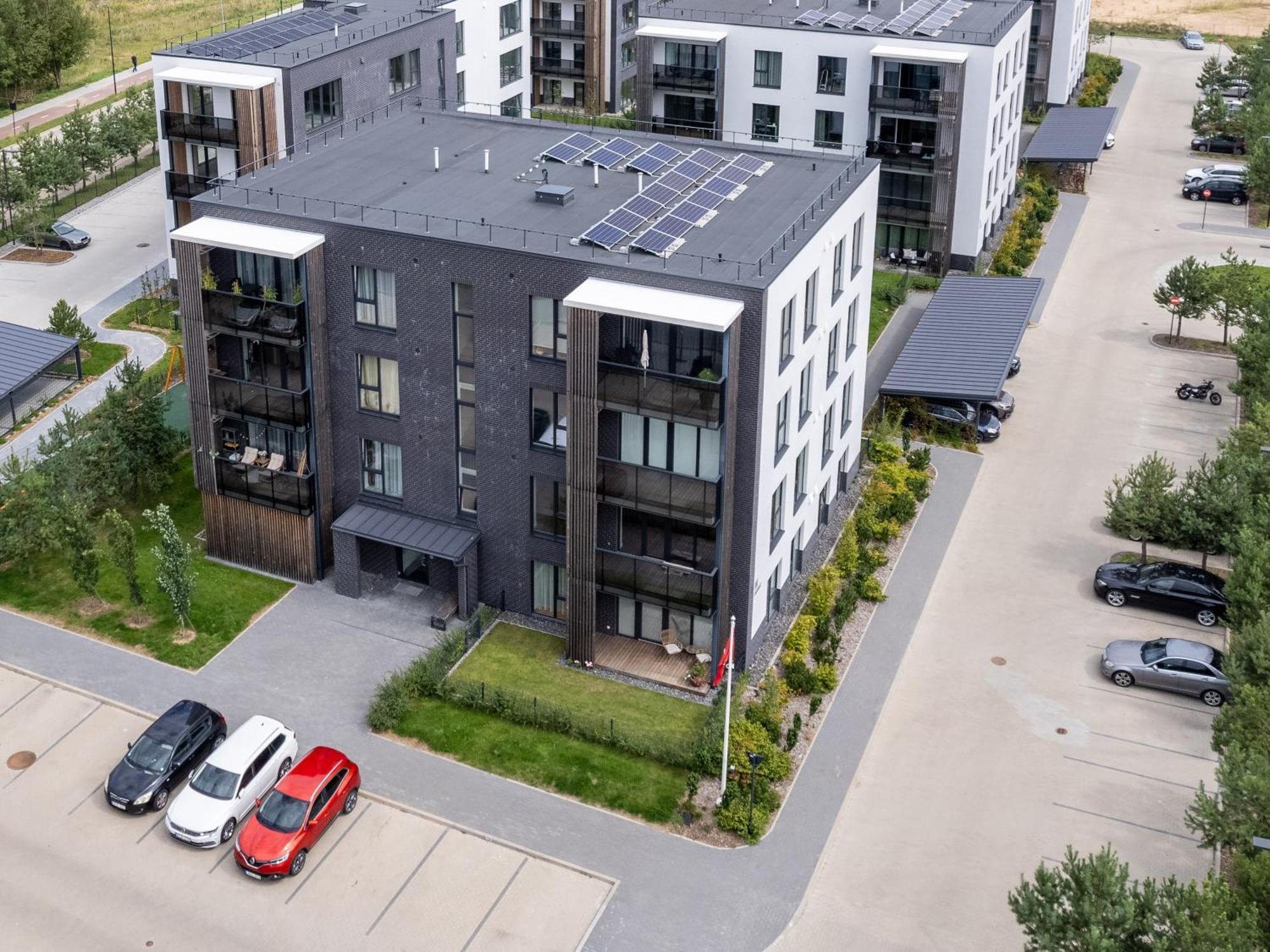 D33 Vilnius - Brand New Luxury Apartment With Terrace, Garden, Ac And Parking Esterno foto